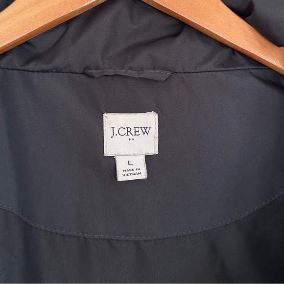 J. Crew Short Funnel Neck Puffer Jacket Size Large - Picture 2 of 15